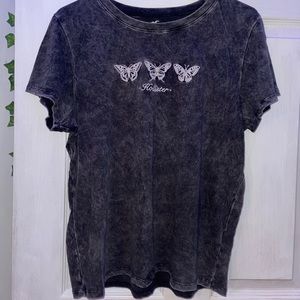 Hollister grey fitted t shirt